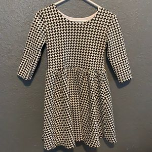 Black and white dress